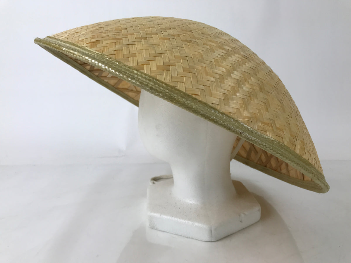 Chinese Sugegasa Hat Japanese Bamboo Henro Kasa Hat Sugegasa Vtg