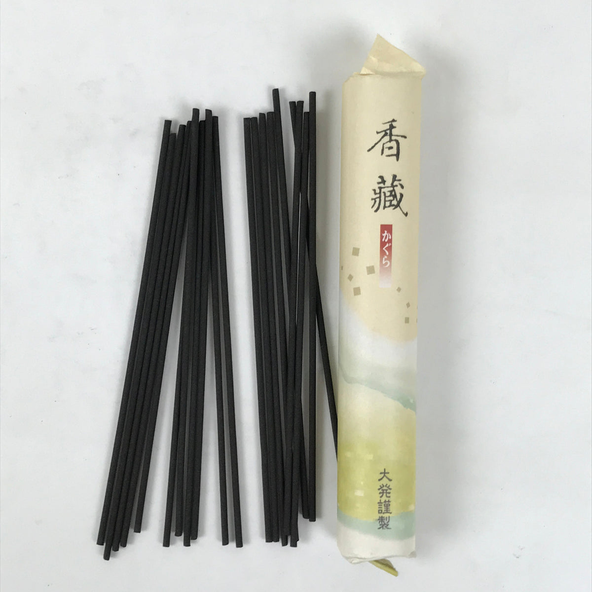 Japanese Buddhist Offer Incense Sticks Senko Vtg Brown Acacia