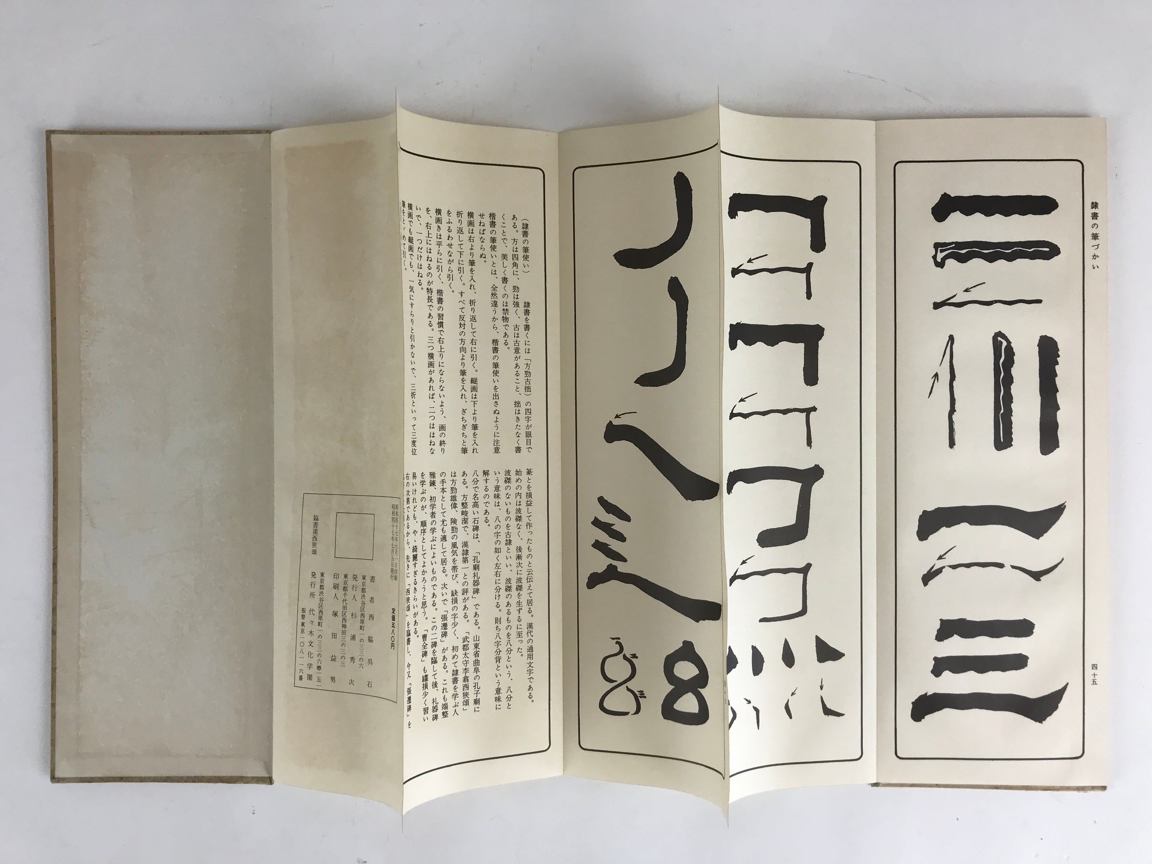 Japanese Calligraphy Reisho Rinsho-Kan-Seikosho Vtg Rinsho Copy Book Tehon P333