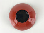 Japanese Lacquered Wooden Lidded Bowl Nimonowan Vtg Makie Red Black LB106