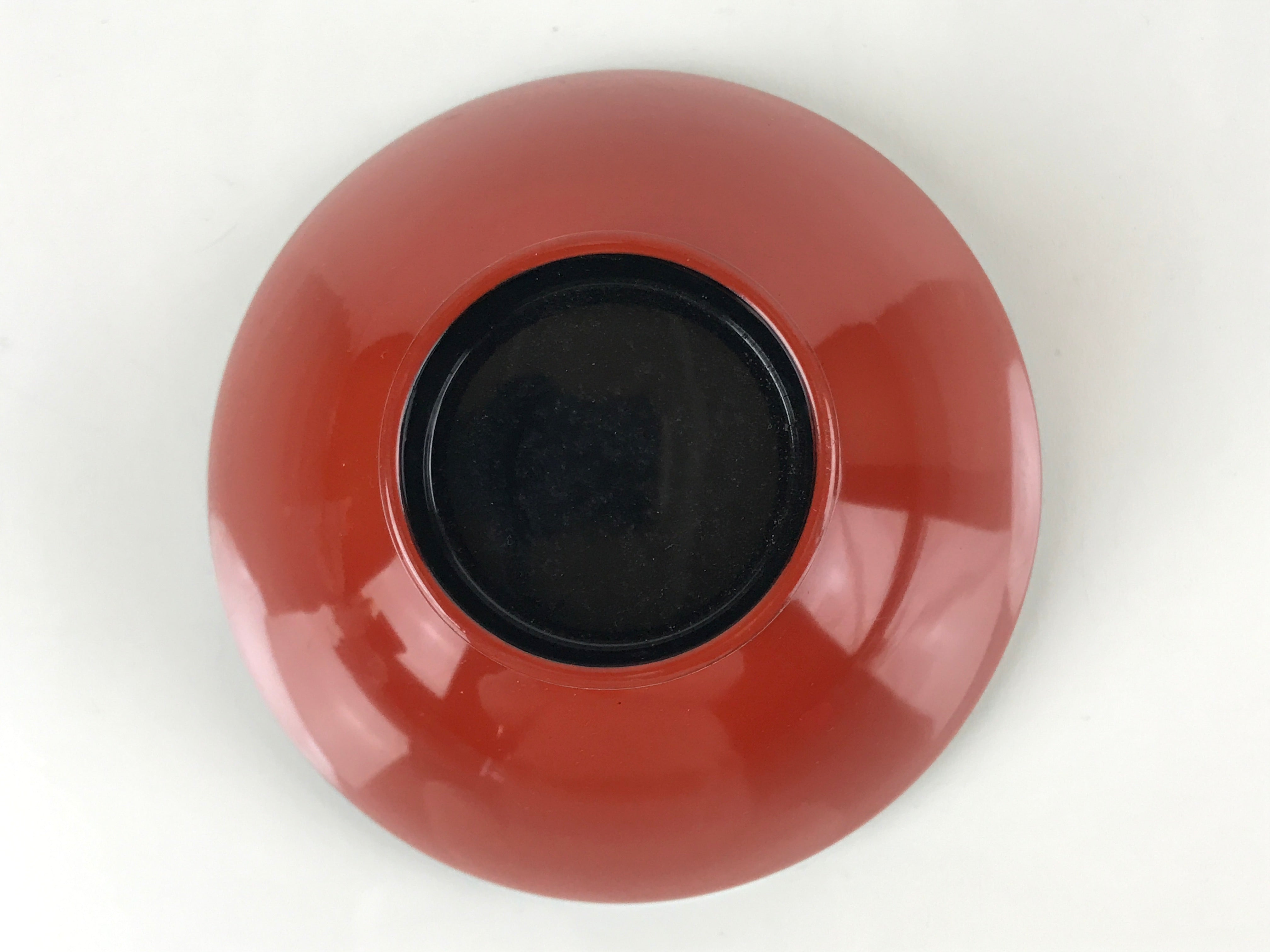 Japanese Lacquered Wooden Lidded Bowl Nimonowan Vtg Makie Red Black LB108
