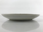 Japanese Porcelain Small Plate Kozara Vtg Plum Blossom Sun Black White PY713