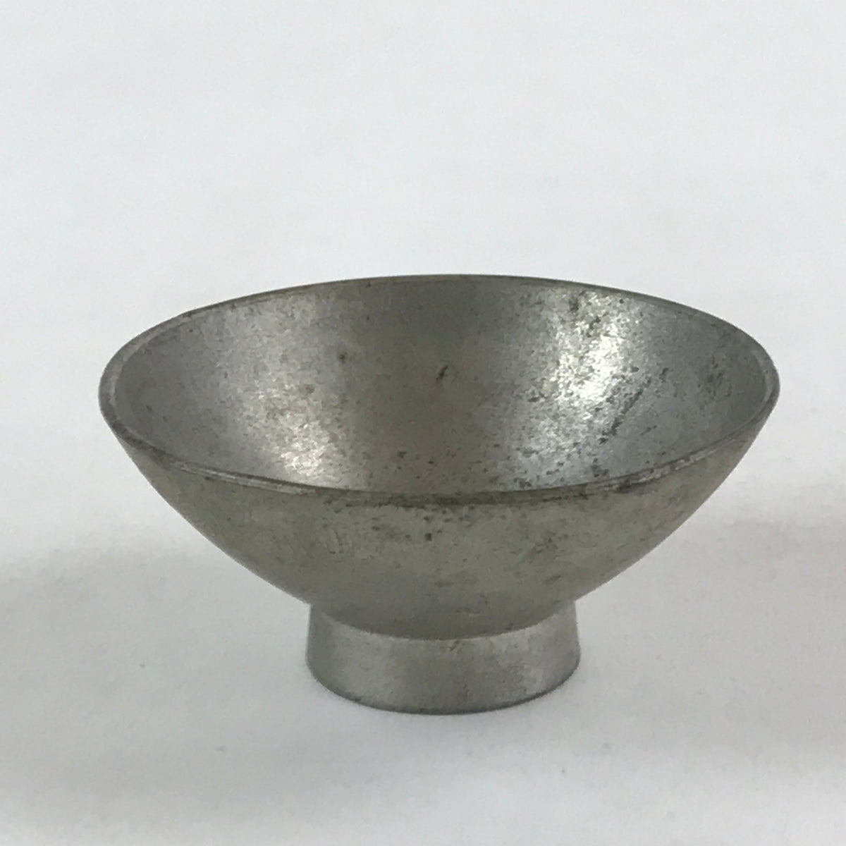 Japanese Silver Plated Copper Sake Cup Sakazuki Commemorative