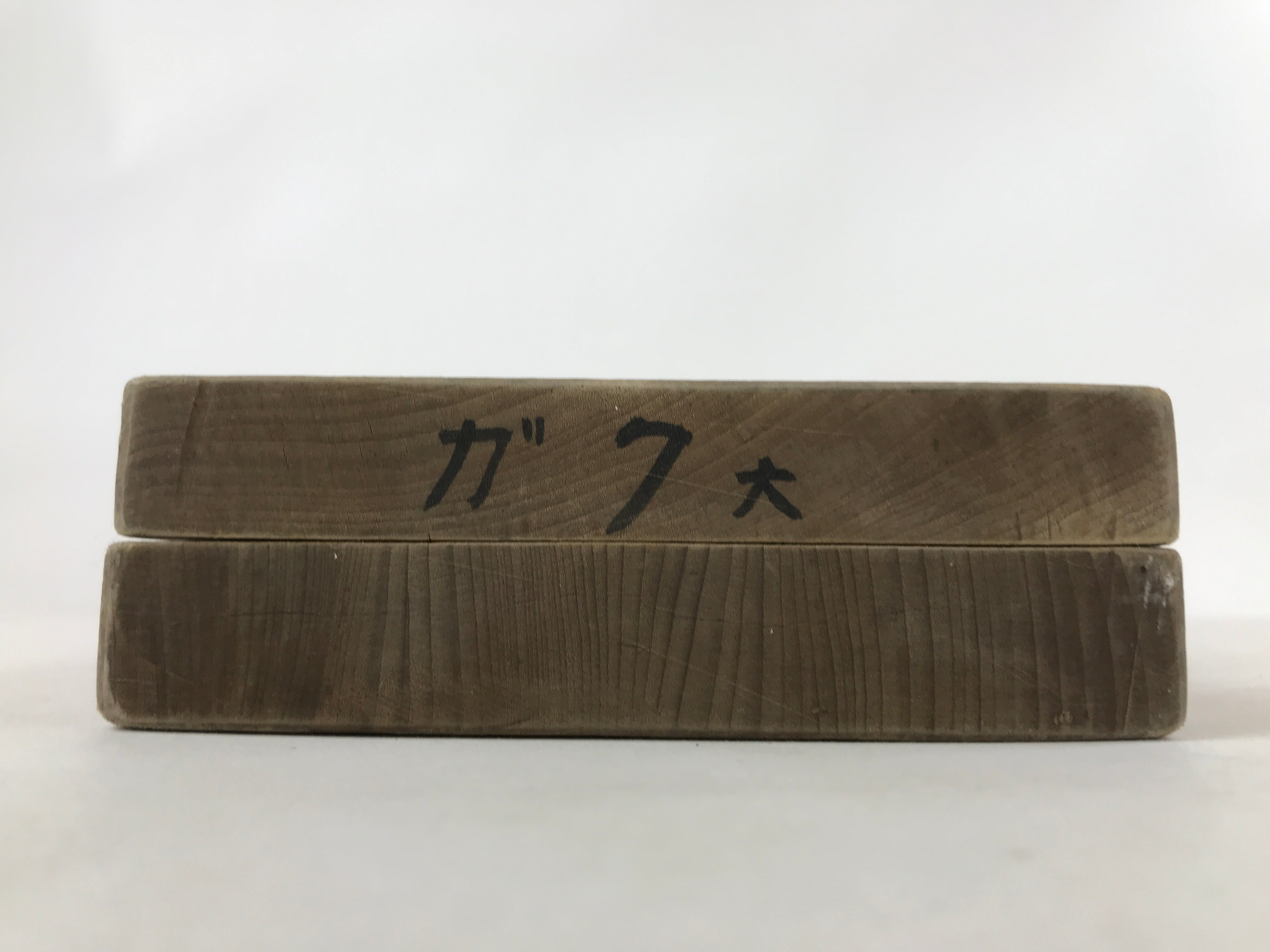 Japanese Wooden Carved Kashigata Cake Mold Vtg Sweet Wagashi Frame Kg534