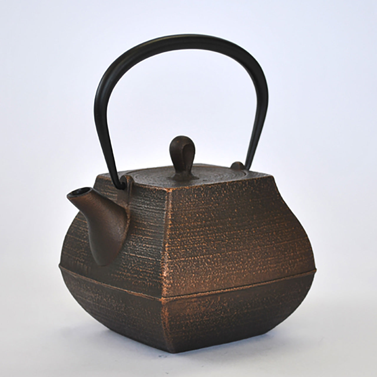Tea supplies, Tea pot, Rock garden, 0.8L, Brown - Nambu ironware, Metalwork