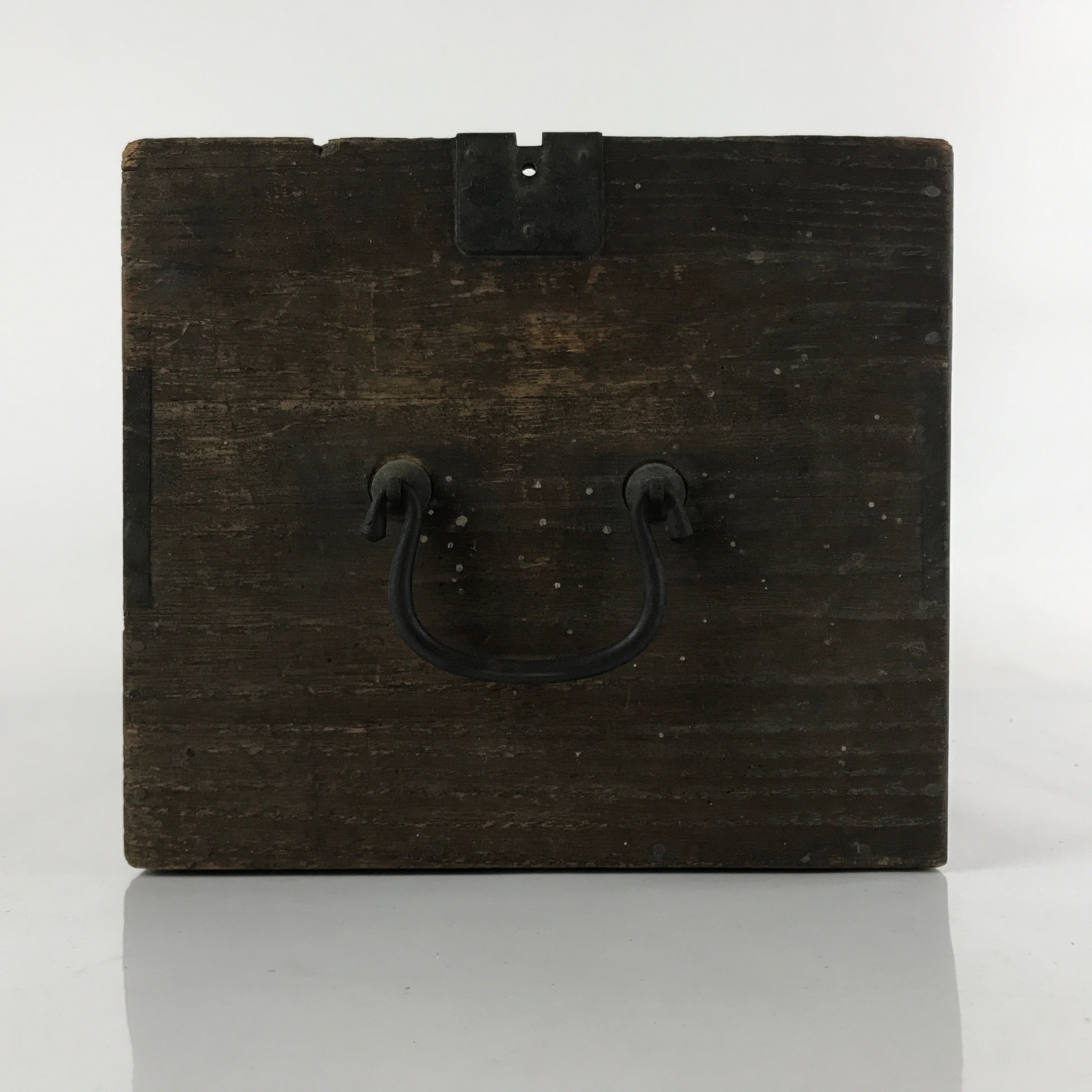 Vintage Japanese Wooden Lidded Tea Ceremony Storage Box 43cm Chabako X104