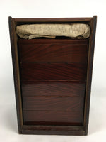 Antique C1900 Japanese Wooden Lacquer ware Bento Box Vtg Jubako Set JB73