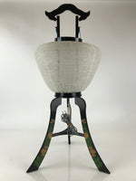 Japanese Electric Ouchi Lantern Vtg 3 Legs Standing Chochin Obon Festival LT55