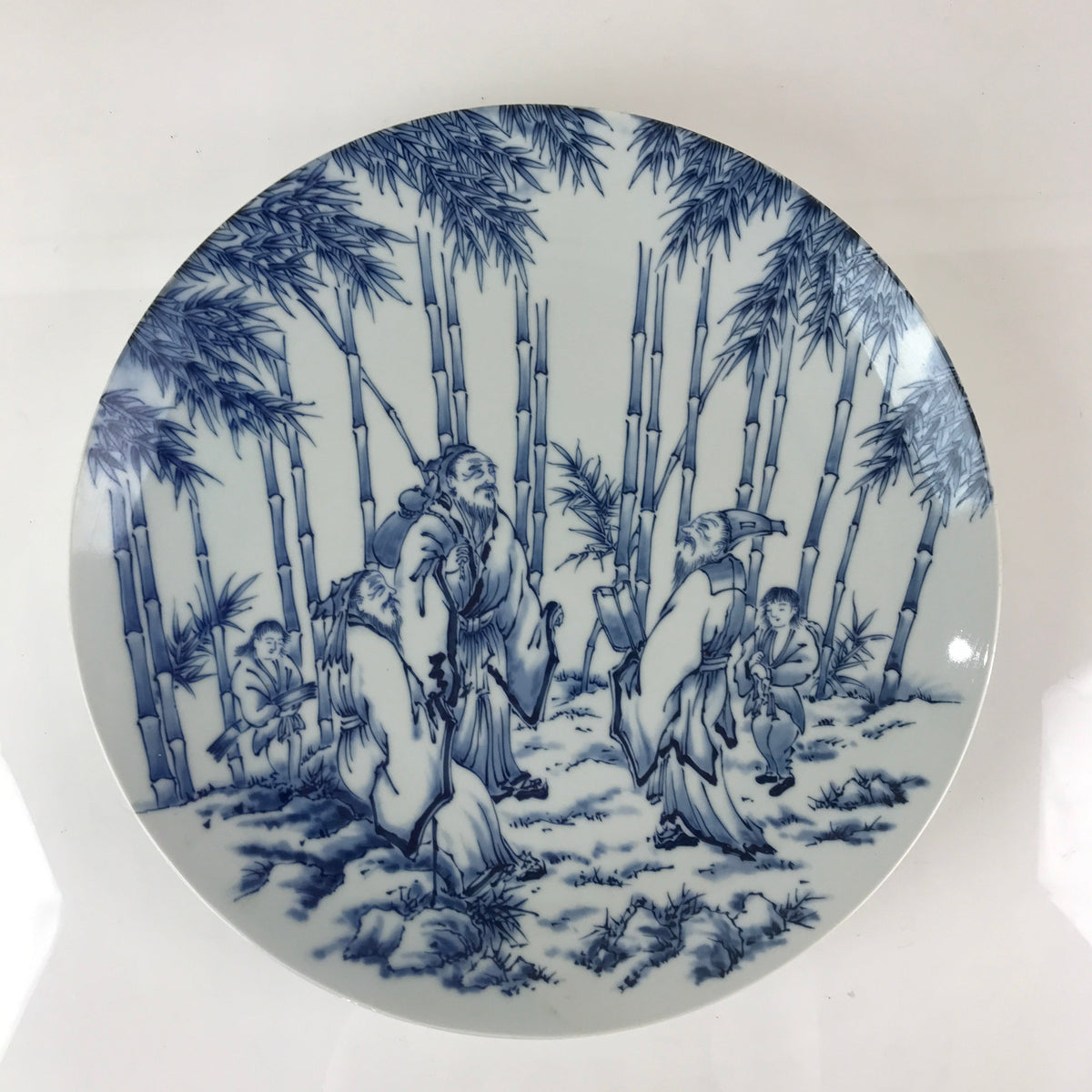 Japanese Porcelain Large Plate Vtg Hizen Tetsusaburo kiln Ozara PY138