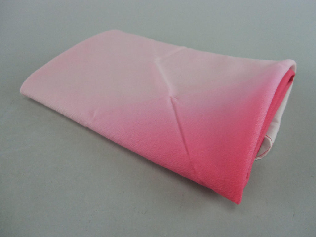 Japanese Wrap Cloth Furoshiki Vtg Fabric Nylon Pink Textile Handkerchief FU93