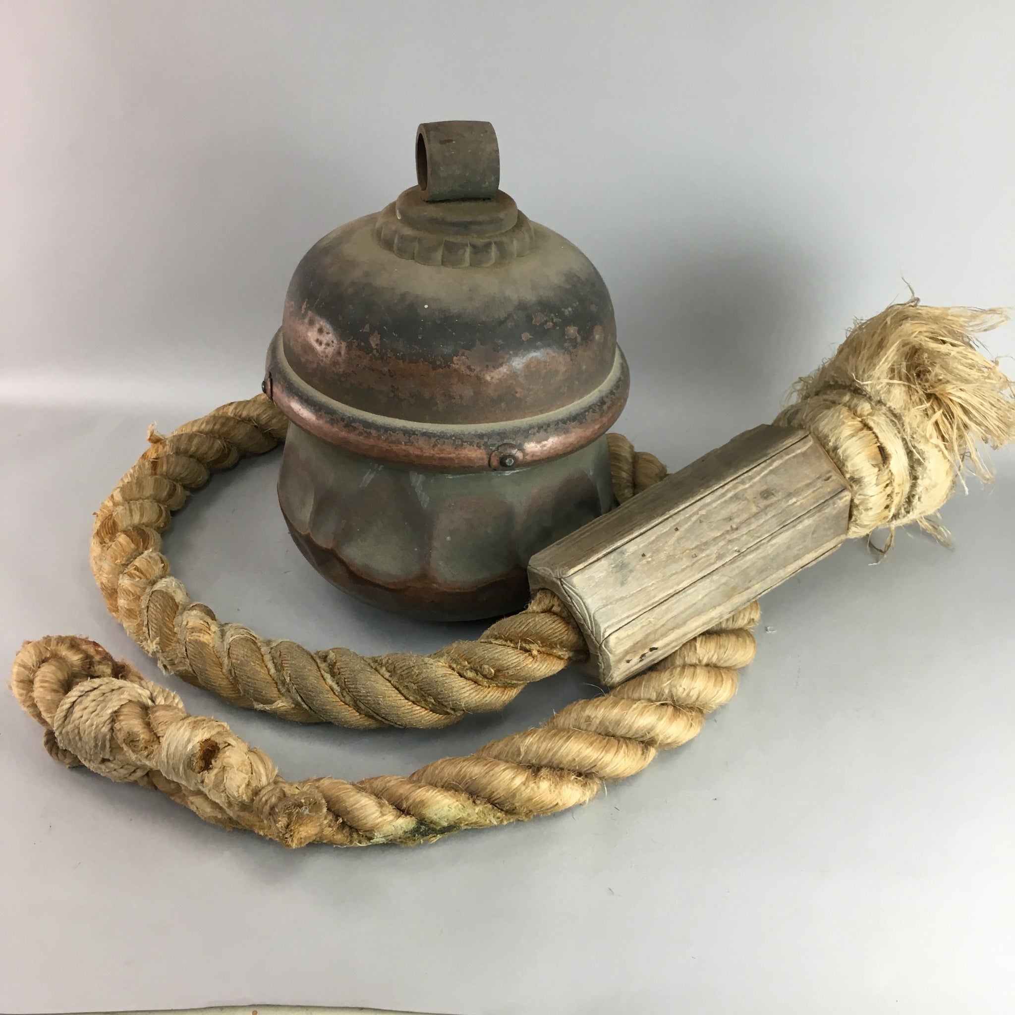 Authentic Japanese Shinto Shrine Bell from Nagoya, Japan