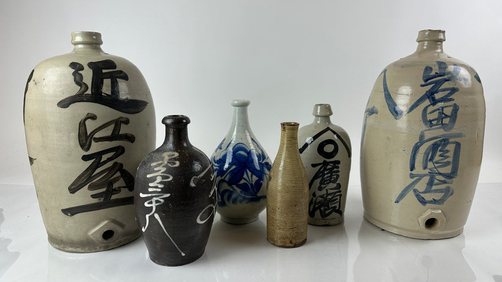 Japanese Sake Bottle (Tokkuri) for Japanese Restaurant Interior Design