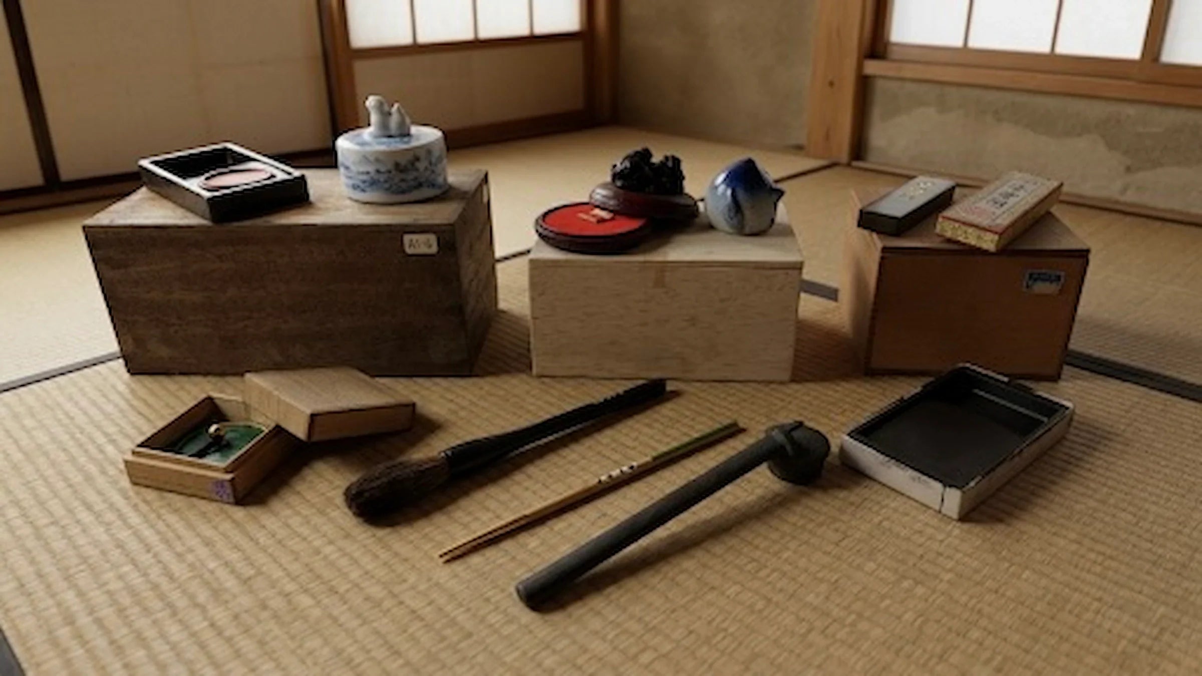 Japanese Calligraphy (Shuji) | Online Shop | Japan Antiques