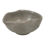 Japanese Ceramic Water Cooling Bowl Vtg Yuzamashi Katakuchi Light Gray Y578-KT - Bowl-chidorivintage.com