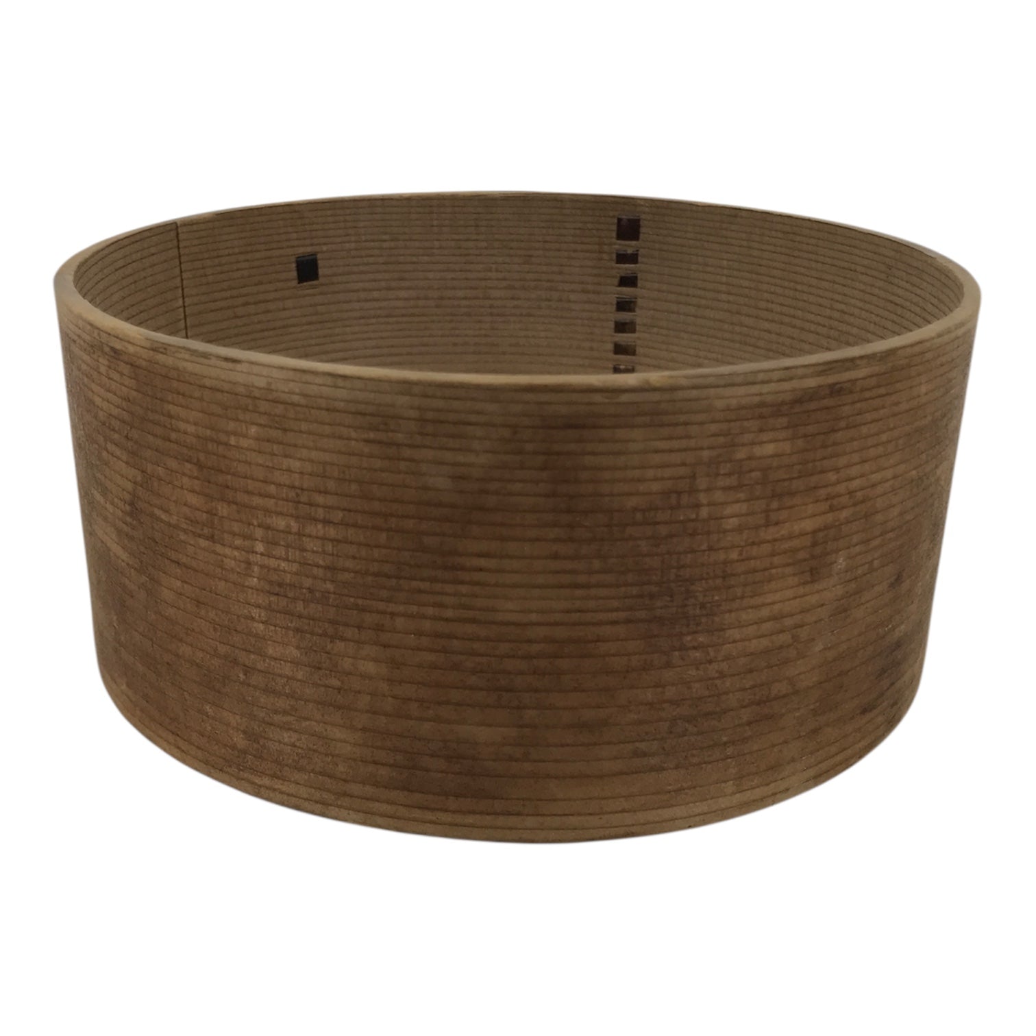 Japanese Wooden Wastewater Bowl Kensui Vtg Round Container Tea Ceremony L618-KT - Bowl-chidorivintage.com