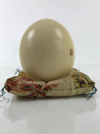 African Decorative Souvenir Ostrich Eggshell Only Vtg Blank Surface Pillow ST12