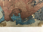 Antique 1852 Japanese Ukiyoe Woodblock Print Utagawa Kuniyoshi Itahana FL226