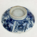 Antique C1824 Japanese Koimari Lidded Teacup Yunomi Blue White PP971