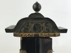 Antique C1900 Japanese Buddhist Altar Mortuary Tablet Wood Lacquer Ihai BA119
