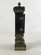 Antique C1900 Japanese Buddhist Altar Mortuary Tablet Wood Lacquer Ihai BA119