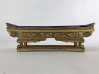 Antique C1900 Japanese Buddhist Altar Wood Lacquer Offering Table Maejyoku BA128