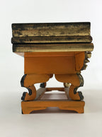 Antique C1900 Japanese Buddhist Altar Wood Lacquer Offering Table Maejyoku BA128