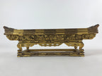 Antique C1900 Japanese Buddhist Altar Wood Lacquer Offering Table Maejyoku BA83