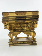 Antique C1900 Japanese Buddhist Altar Wood Lacquer Offering Table Maejyoku BA83