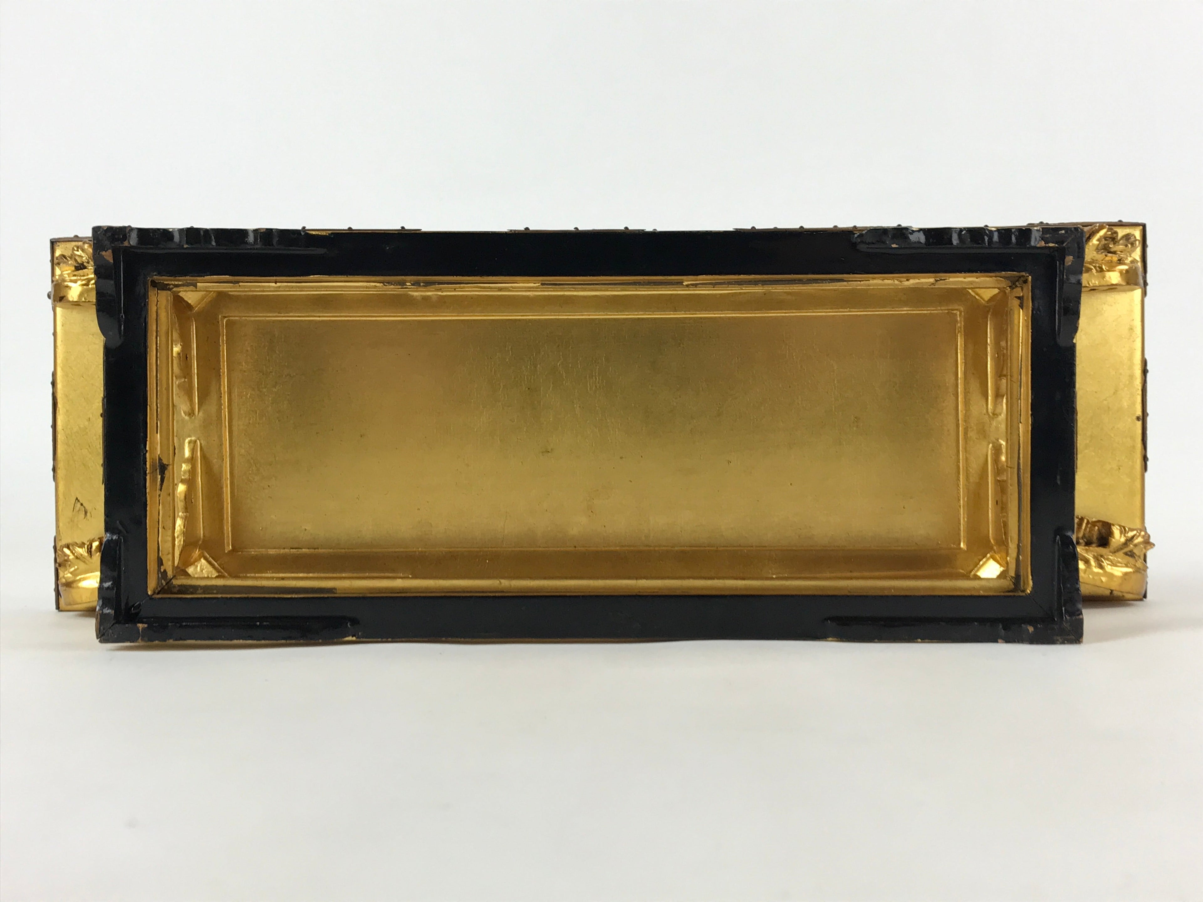Antique C1900 Japanese Buddhist Altar Wood Lacquer Offering Table Maejyoku BA83
