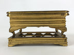Antique C1900 Japanese Buddhist Altar Wood Lacquer Offering Table Wakasa BA102
