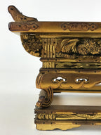 Antique C1900 Japanese Buddhist Altar Wood Lacquer Offering Table Wakasa BA103