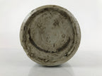 Antique C1900 Japanese Ceramic Sake Bottle Kayoi-Tokkuri Gray Black Kanji TS634