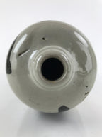 Antique C1900 Japanese Ceramic Sake Bottle Kayoi-Tokkuri Large Black Kanji TS649