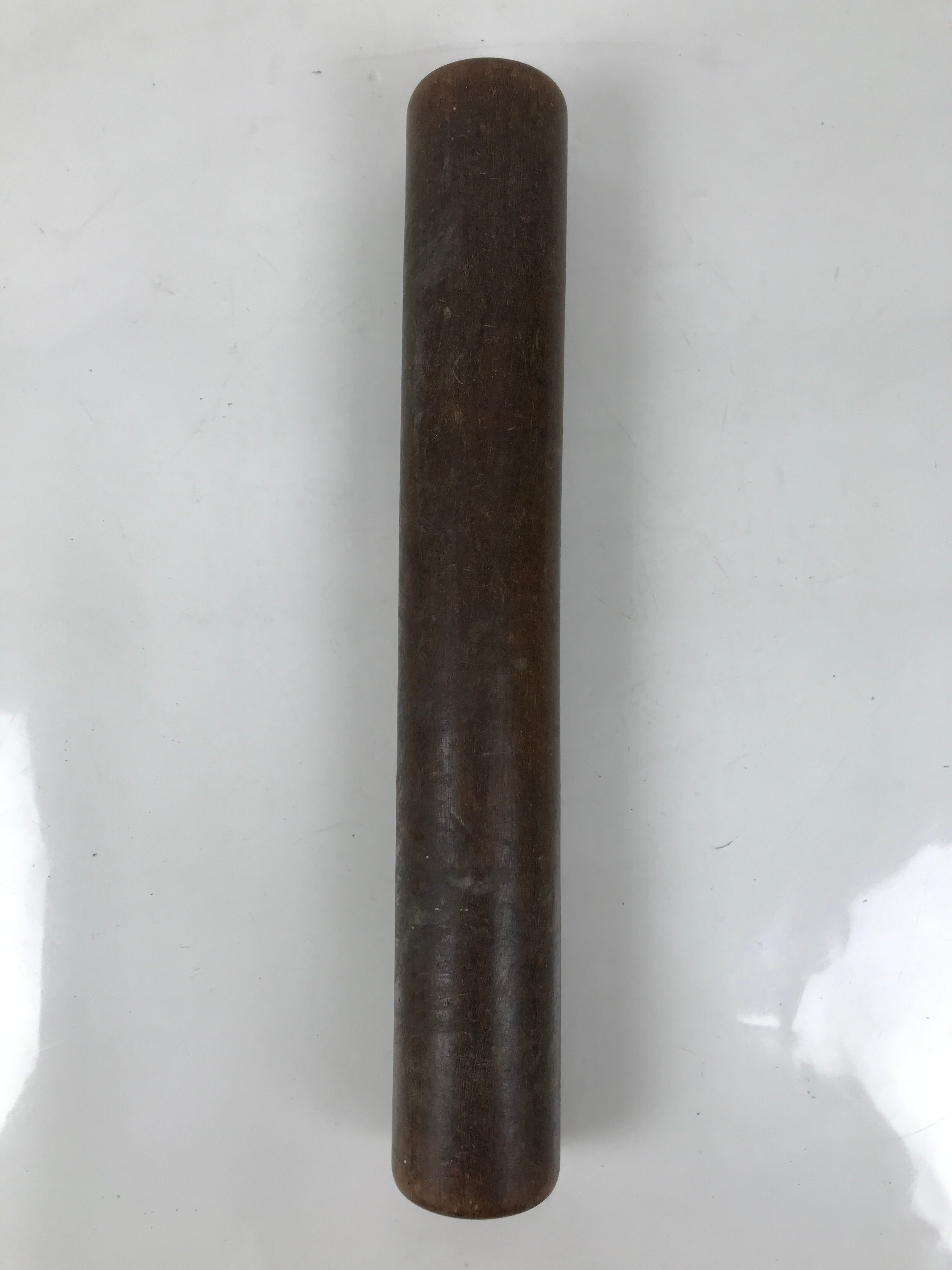 Antique C1900 Japanese Handmade Wood Masu Ittomasu Rice Bucket Dark Brown BK47