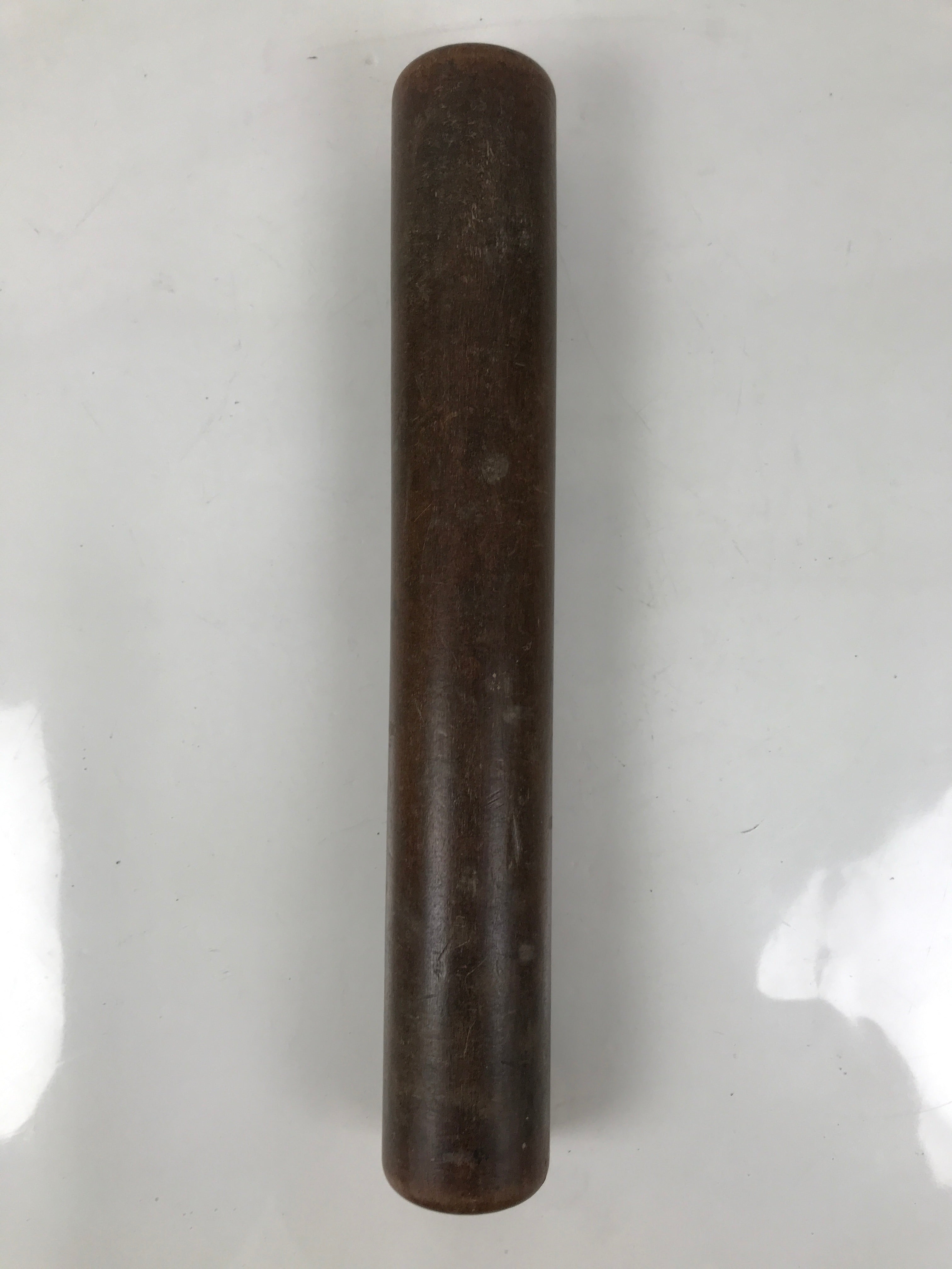 Antique C1900 Japanese Handmade Wood Masu Ittomasu Rice Bucket Dark Brown BK47