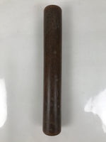 Antique C1900 Japanese Handmade Wood Masu Ittomasu Rice Bucket Dark Brown BK47