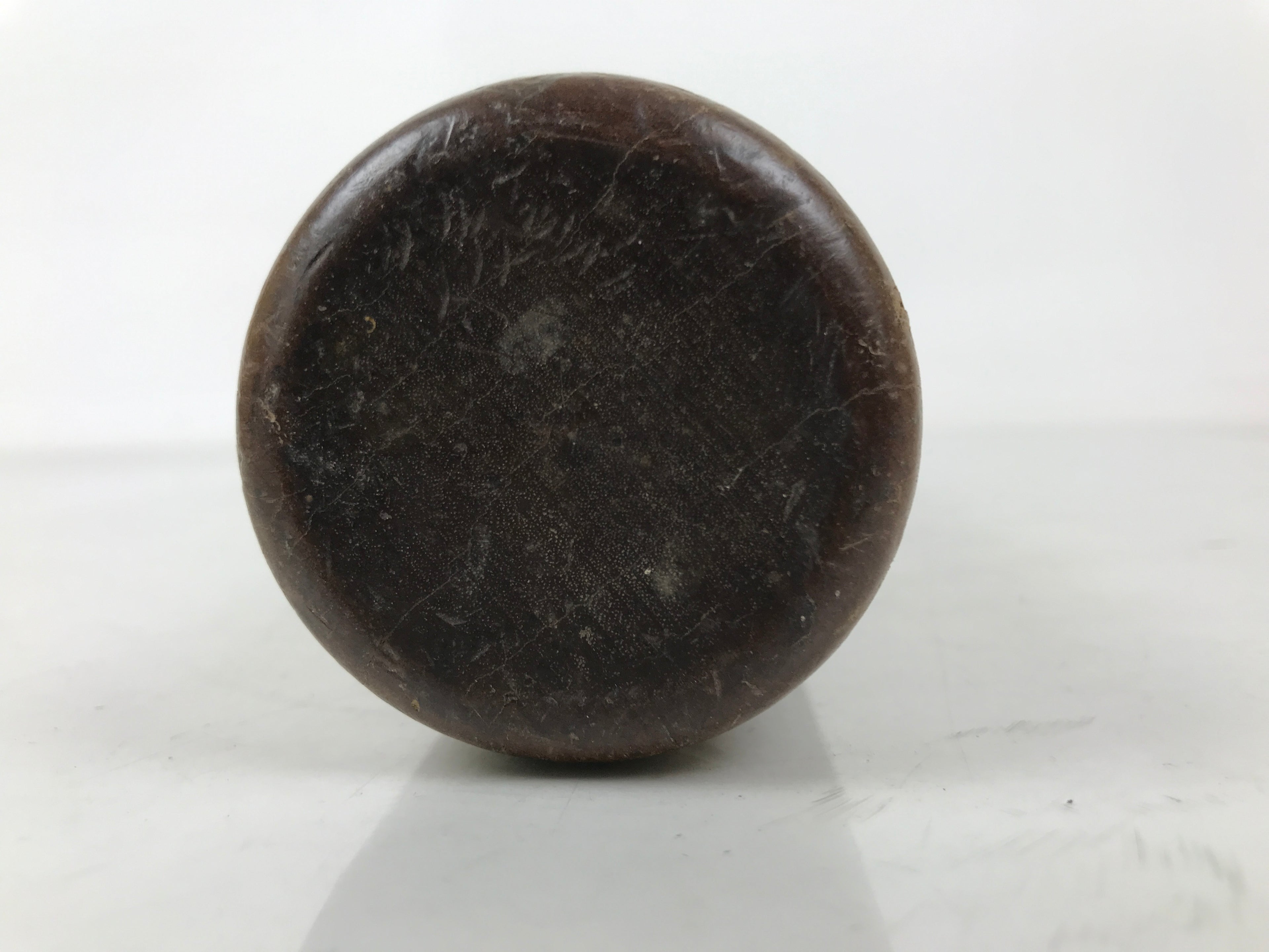 Antique C1900 Japanese Handmade Wood Masu Ittomasu Rice Bucket Dark Brown BK47