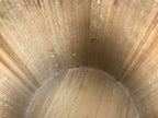 Antique C1900 Japanese Handmade Wood Masu Ittomasu Rice Bucket Dark Brown BK47