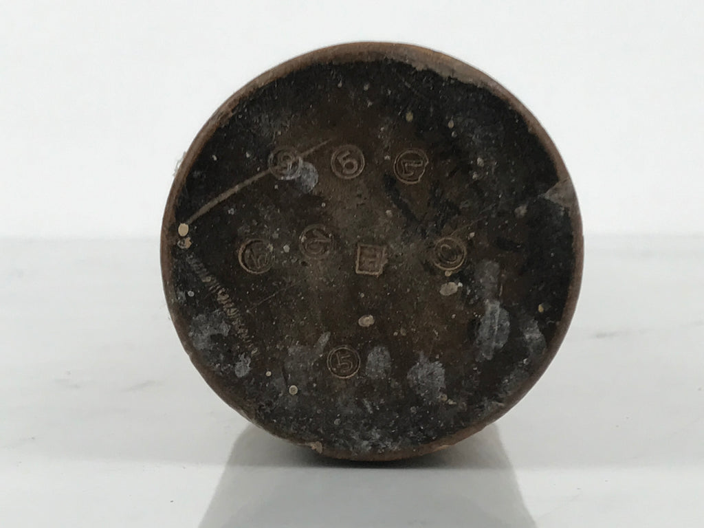 Antique C1900 Japanese Handmade Wood Masu Ittomasu Rice Bucket Dark Brown BK56