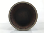 Antique C1900 Japanese Handmade Wood Masu Ittomasu Rice Bucket Dark Brown BK56