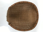 Antique C1900 Japanese Handwoven Bamboo Drying Basket Kago Zaru 45 cm Long B266