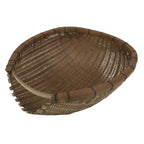 Antique C1900 Japanese Handwoven Bamboo Drying Basket Kago Zaru 45 cm Long B266