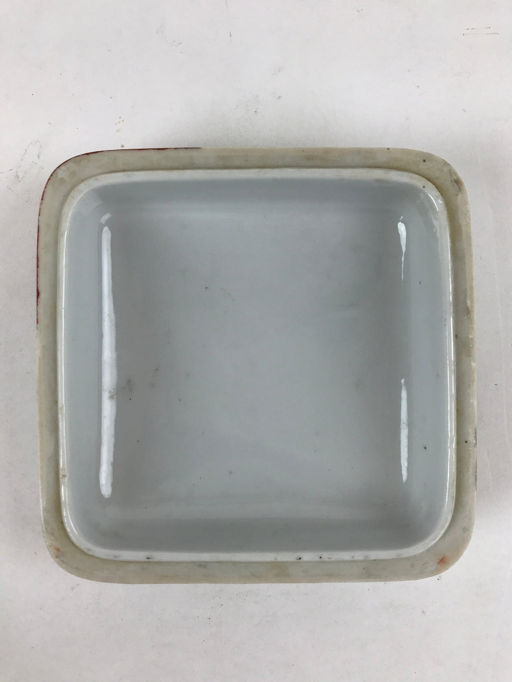Antique C1900 Japanese Porcelain Lidded 4-tiered Bento Box Jubako Dragon PY561