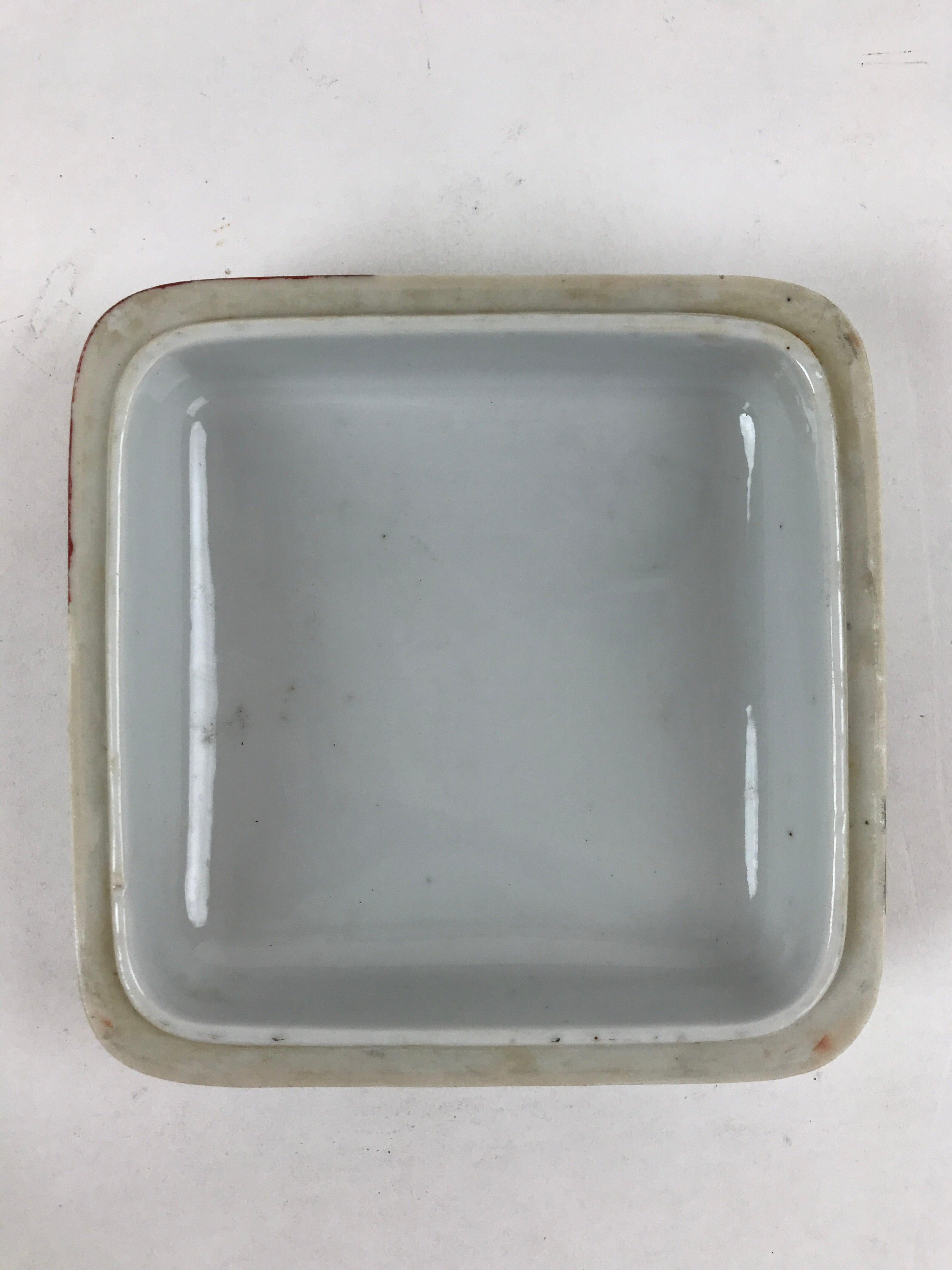 Antique C1900 Japanese Porcelain Lidded 4-tiered Bento Box Jubako Dragon PY561