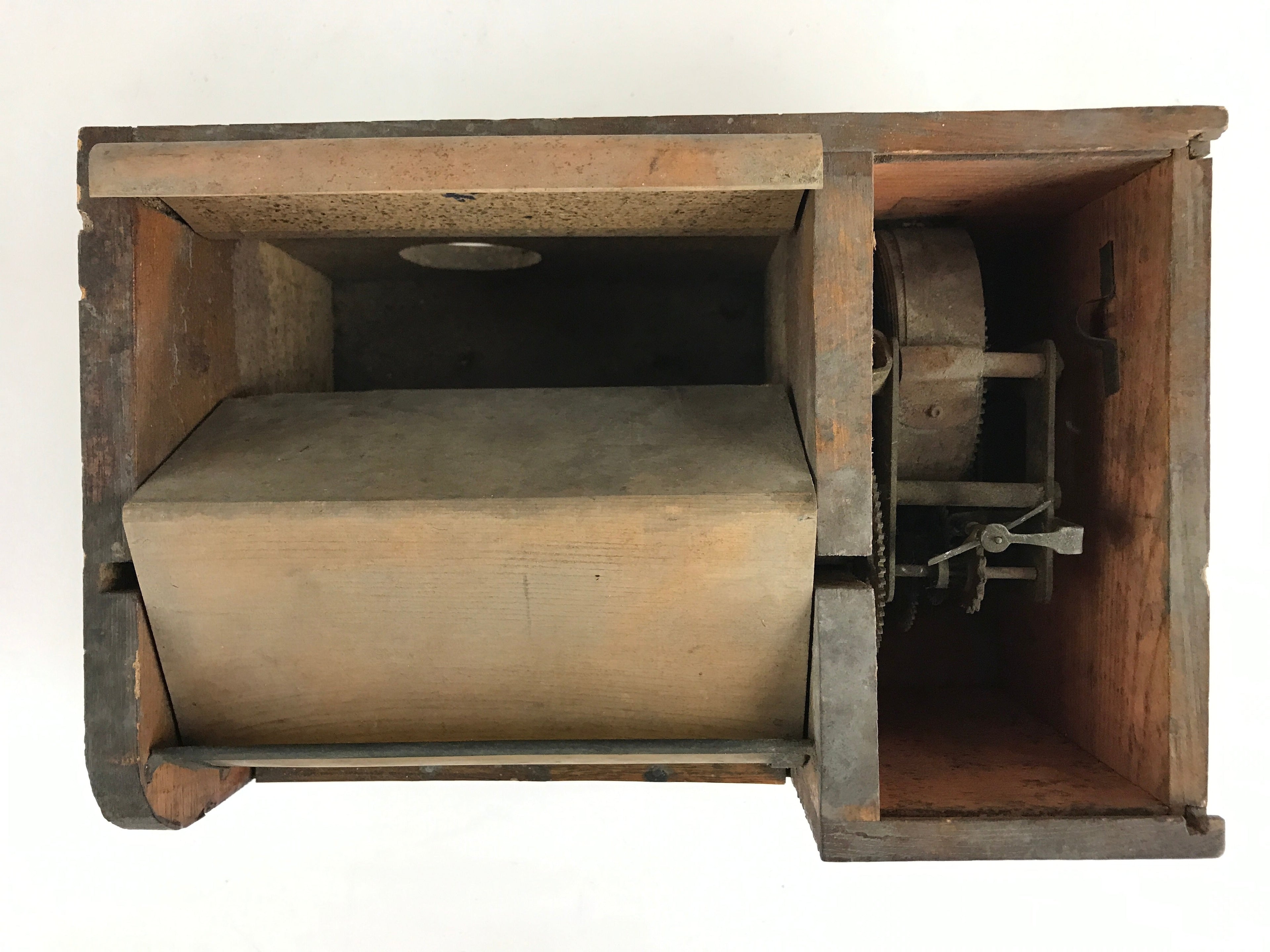 Antique C1900 Japanese Wooden Clockwork Flytrap Machine Cage Haetori-Ki JK511