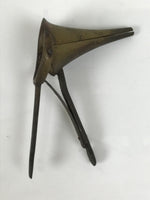 Antique Japanese Brass Ear Speculum Tool Instrument ENT Medical Equipment JK917