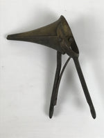 Antique Japanese Brass Ear Speculum Tool Instrument ENT Medical Equipment JK917