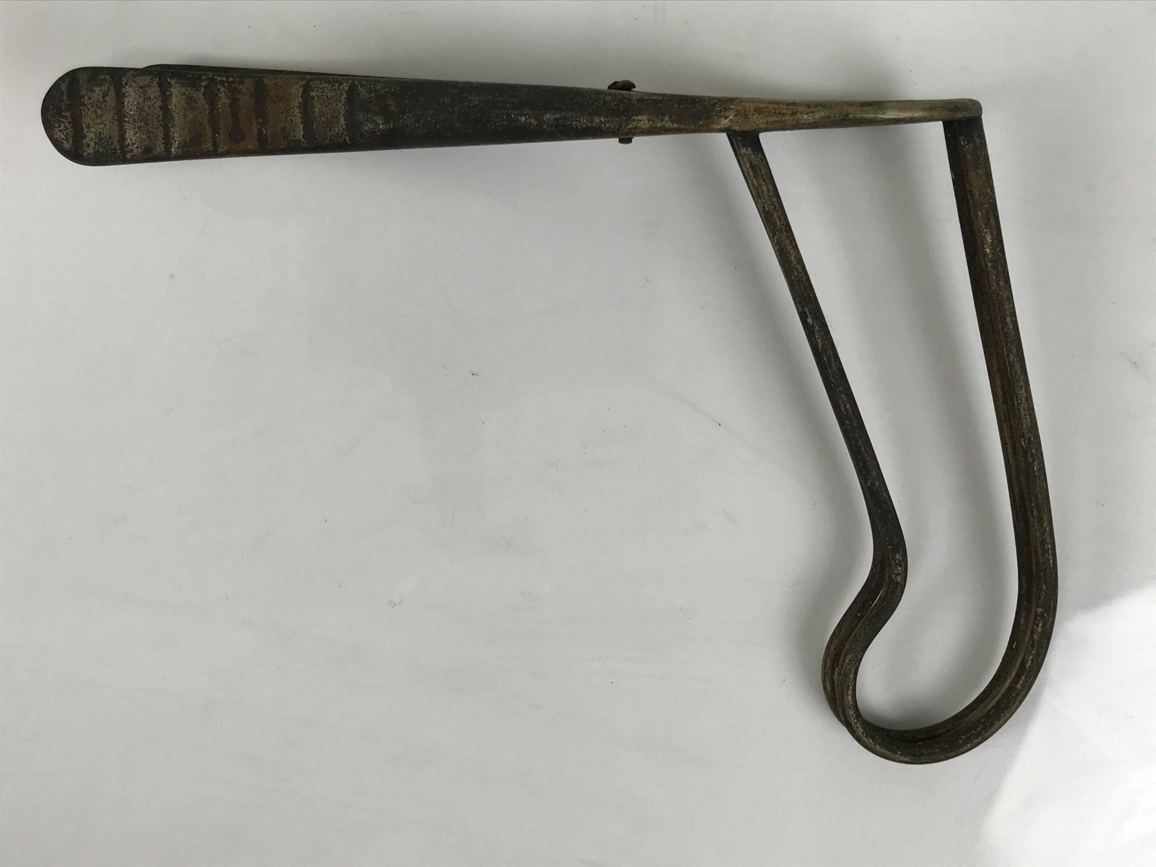 Antique Japanese Brass Throat Speculum Tool Manual ENT Medical Equipment JK920
