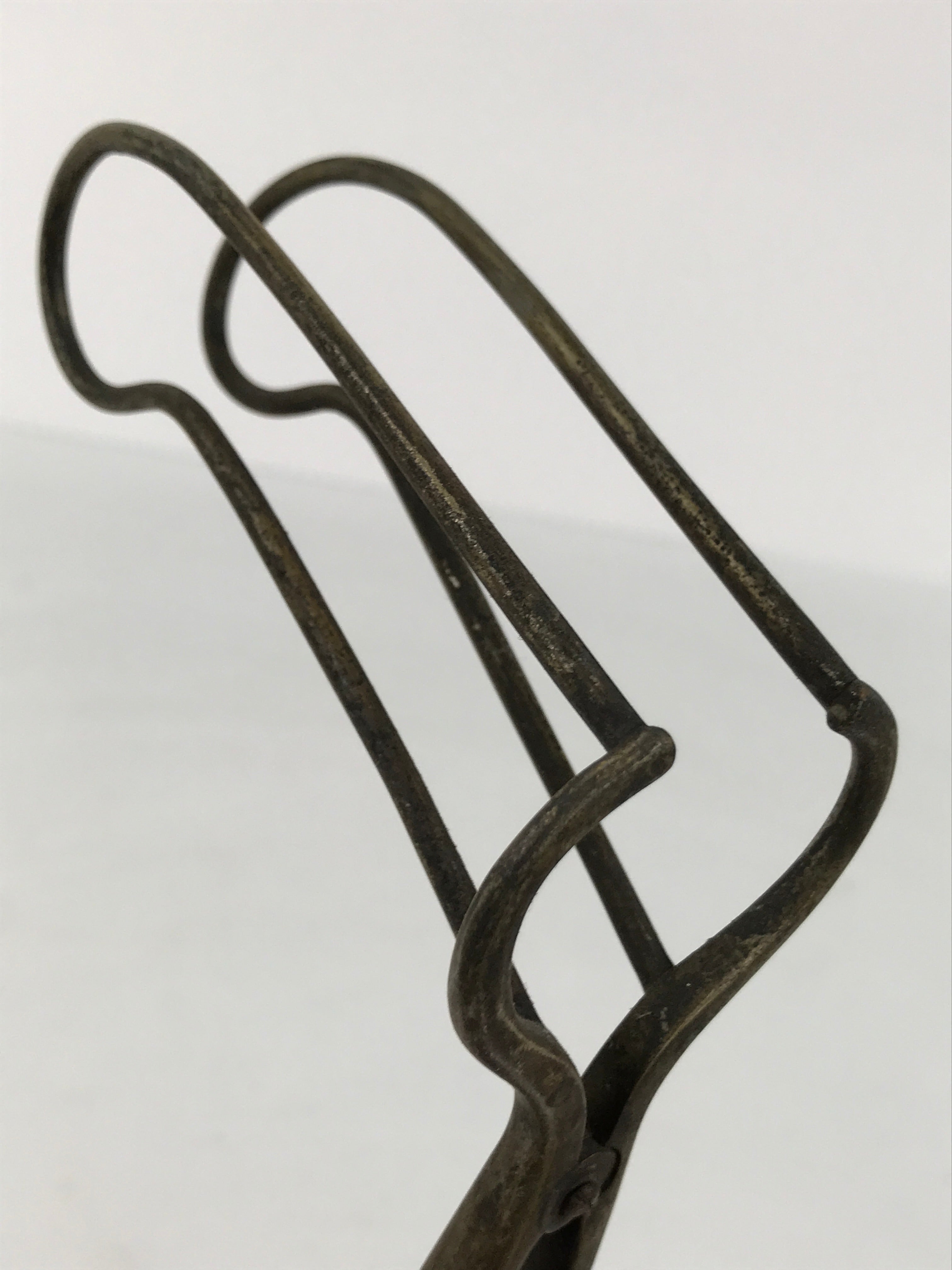 Antique Japanese Brass Throat Speculum Tool Manual ENT Medical Equipment JK920