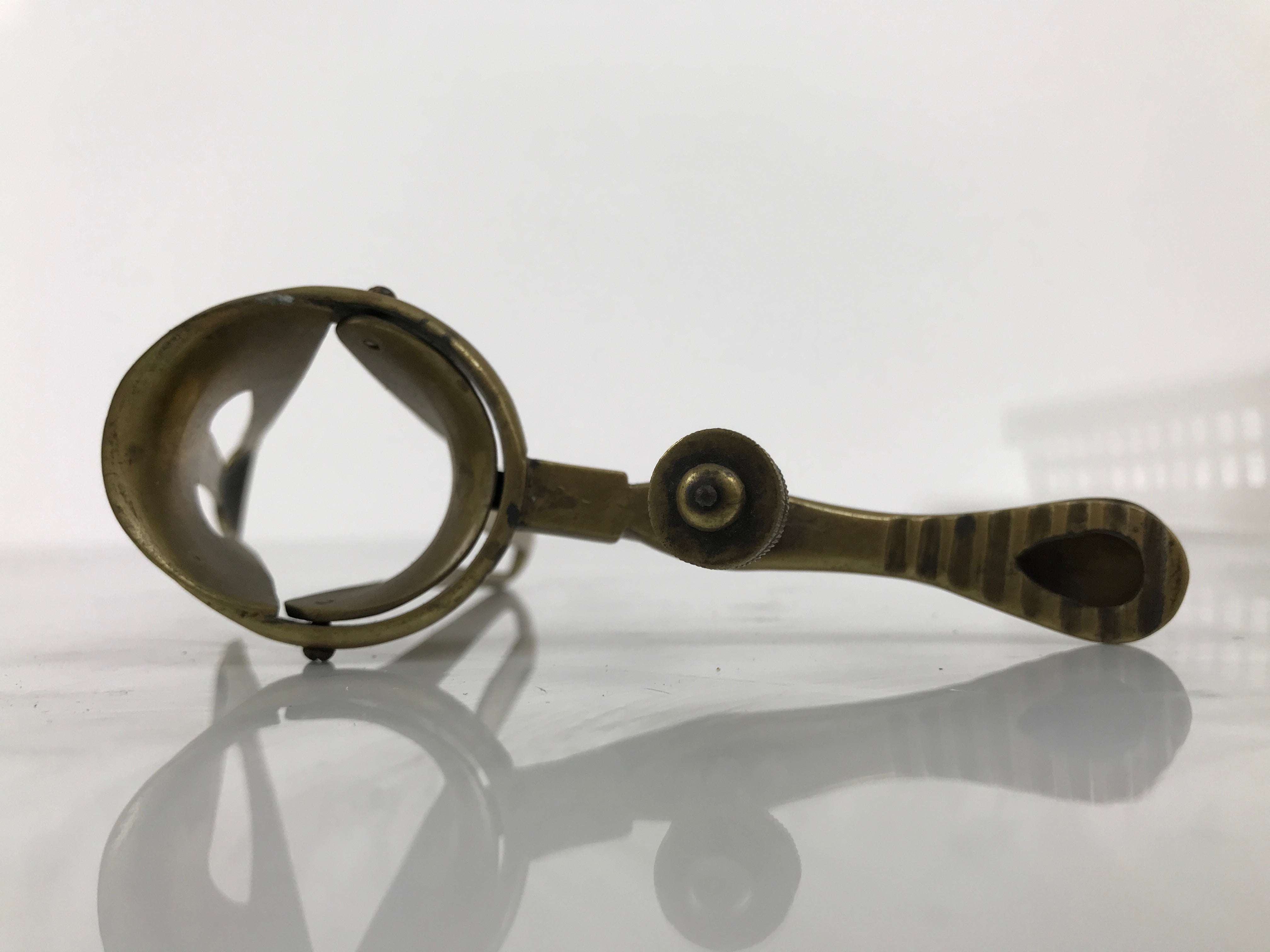 Antique Japanese Brass Vaginal Speculum Tool Gynecology Medical Equipment JK918